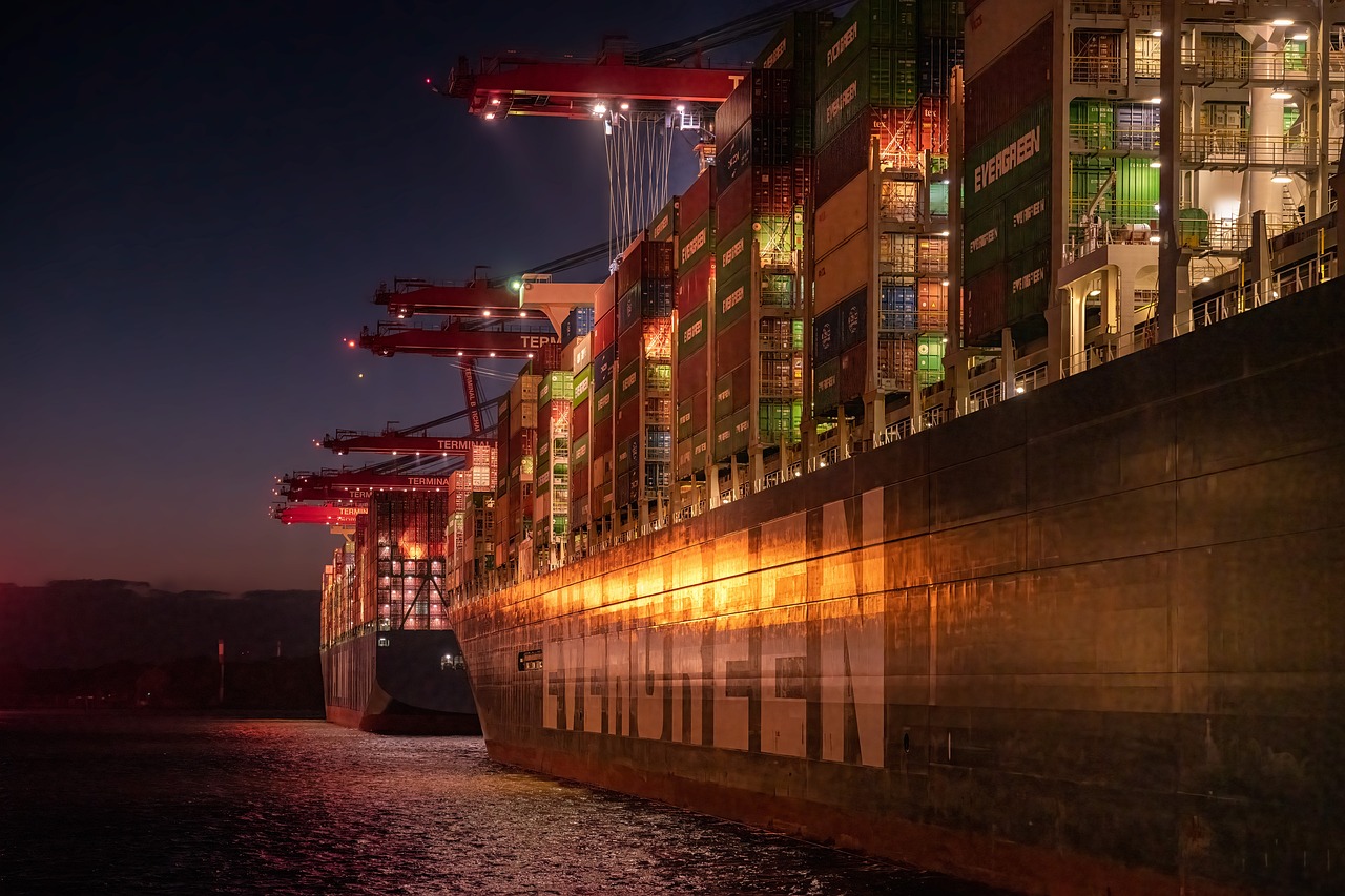 Puerto de noche